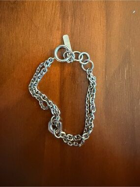 SSENSE Silver Chain Link Bracelet - Double Strand